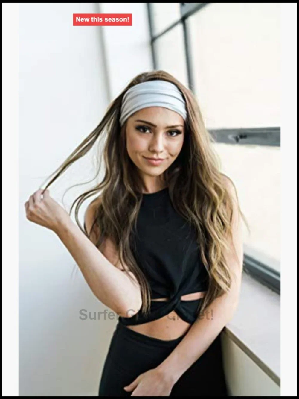 Non-Slip Wide Headbands 4-Pack for Gym Running Yoga
